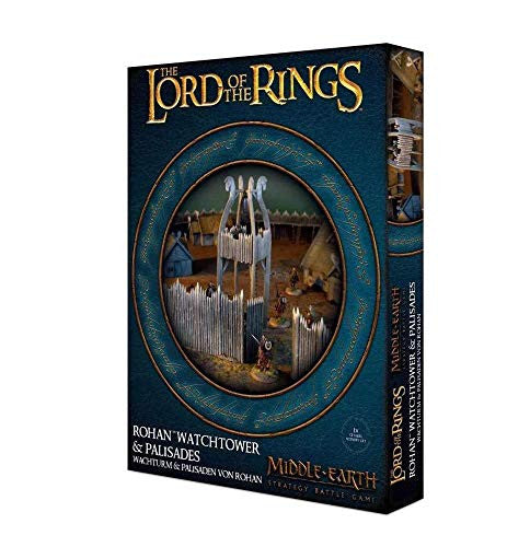 Games Workshop Middle Earth The Lord of the Rings Strategy Battle Game Rohan Watchtower & Palisades 30-48