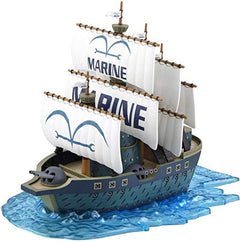 BANDAI SPIRITS One Piece Great Ship (Grand Ship) Collection Navy Warship (from TV Animation ONE Piece) Color-Coded