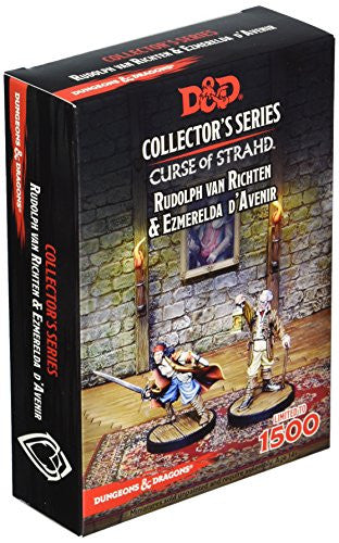 Wizkids Dungeons And Dragons Wizkidscurse Of Strahd Ezmerelda Davenir & Rudolph Van Richten 2 Figs Miniatures 71051