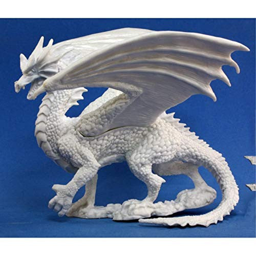Dungeons & Dragons: Reaper Dragon :Reaper RM77109 Bones Fire Dragon, One Size: Miniature