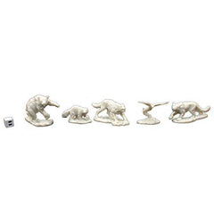 Dungeons & Dragons: Reaper Monster :Reaper 77216: Companion Animals (5) Dark Heaven Bones Plastic s: Miniature
