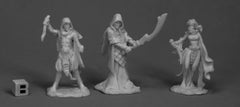Dungeons & Dragons: Reaper Monster :Reaper s Cultists (3) 77517 Bones Unpainted RPG Figure: Miniature