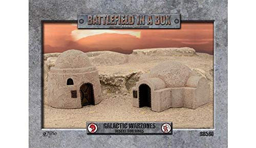 Battlefield in a Box Galactic Warzones Desert Buildings BB580