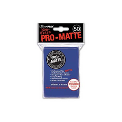 Pro-Matte Deck Protectors Pack: Blue 50ct (DISPLAY 12)