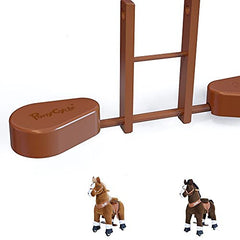 PonyCycle UPP-01SM Pedal Pad for (Model-U for Brown and Chocolate Horse) - Brown