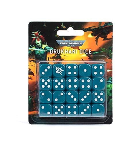 Games Workshop Warhammer 40K Drukhari Dice Set 45-05