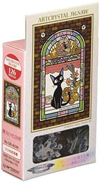 Studio Ghibli via Bluefin Ensky Kiki's Delivery Service Jiji Petite Artcrystal Jigsaw Puzzle (126-AC09) - Official Studio Ghibli Merchandise
