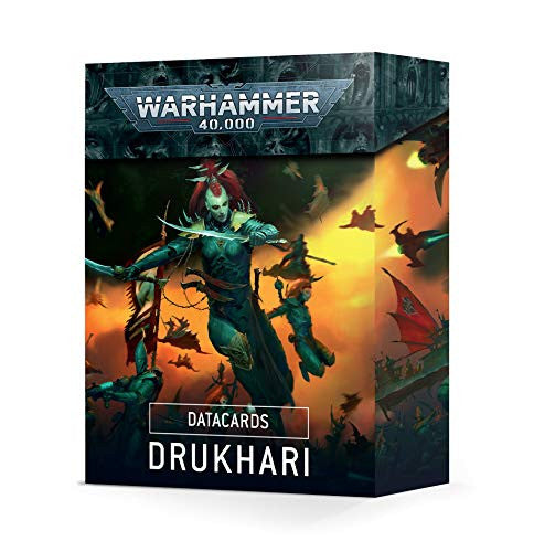 Games Workshop Warhammer 40K Drukhari Datacards English 45-02