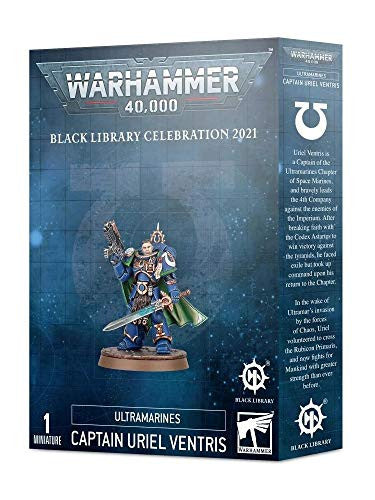 Games Workshop Warhammer 40K Black Library Celebration 2021: Ultramarines Captain Uriel Ventris