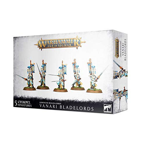 Games Workshop Warhammer Age of Sigmar Lumineth Realm-Lords Vanari Bladelords 87-23
