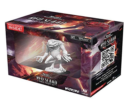 Wizkids Dungeons And Dragons Monsters Nolzur'S Marvelous Mini Paint Night Kit Red Slaad Miniature WZK-90292