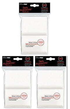 Ultra Products Ultra Pro Deck Protectors, 300 Sleeves for Sports or Game cards, White