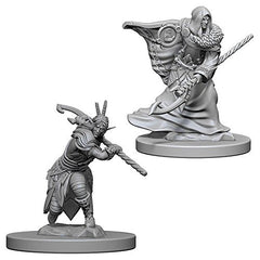 Dungeons and Dragons Wizkids Elf Druid Nolzurs Marvelous Unpainted s Wave 4 Elf Male Druid Paladin Miniature D&D WZK72641