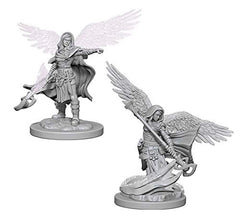 Wizkids Dungeons And Dragons Aasimar Wizard Nolzur's Marvelous Unpainted Minisaasimar Human female Wizard Paladin Miniature D&D WZK73197