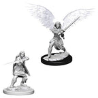 Dungeons & Dragons: Wizkids Aasimar Fighter:WizKids Nolzur's Marvelous s: Female Aasimar Fighte: Miniature
