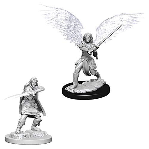Dungeons & Dragons: Wizkids Aasimar Fighter:WizKids Nolzur's Marvelous s: Female Aasimar Fighte: Miniature