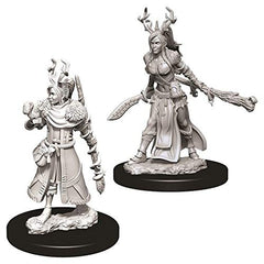 Dungeons and Dragons Wizkids Nolzur's Marvelous Unpainted s W9 Female Human Druid Miniature D&D WZK73701