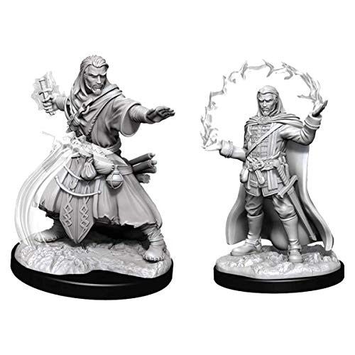 Dungeons and Dragons Wizkids Human WizardWizKids Nolzurs Marvelous Upainted s Wave 11 Male Human Wizard Miniature D&D WZK90011