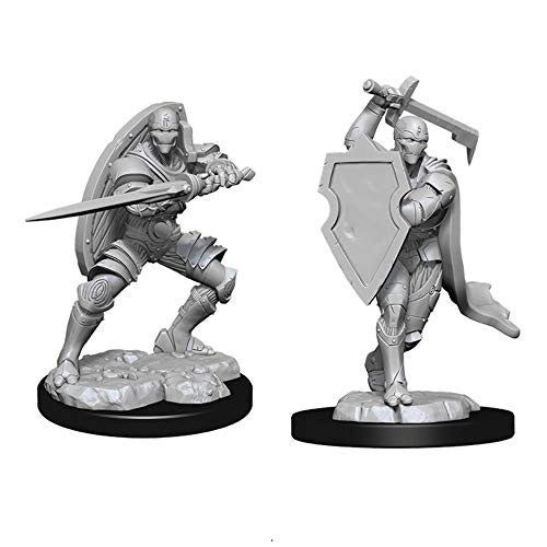 Dungeons and Dragons Wizkids Warforged Fighter Nolzur's Marvelous Unpainted s Warforged Fighter Male Miniature D&D WZK90147