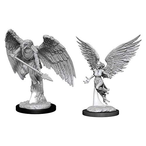 WizKids Dungeons & Dragons Nolzurs Marvelous Unpainted Miniatures: Wave 11: Harpy & Arakocra