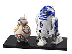 Bandai Hobby Star Wars 1/12 Plastic Model BB-8 & R2-D2 Star Wars