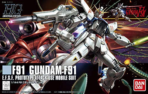 Bandai 1/144 Scale kit HGUC 167 Gundam F91 EFSF Prototype Attack USE Mobile Suit