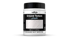 Vallejo White Stone Paste Non Toxic Glues and Liquids 200ml VAL-26211