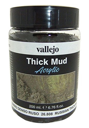 Vallejo Russian Thick Mud Acrylic Model Paint 200ml VAL-26808