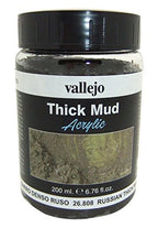 Vallejo Russian Thick Mud Acrylic Model Paint 200ml VAL-26808
