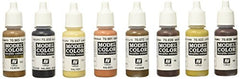 Vallejo Wood and Leather Paint Set Acrylic Non Toxic 17ml VAL-70182