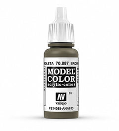 Vallejo Model Color US Olive Drab Non Toxic Paintss 17ml VAL-70887