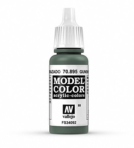 Vallejo Model Color Gunship Green Model Color Non Toxic Paints 17ml VAL-70895