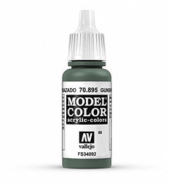 Vallejo Model Color Gunship Green Model Color Non Toxic Paints 17ml VAL-70895