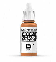 Vallejo Model Color Light Brown Non Toxic Paints 17ml VAL-70929