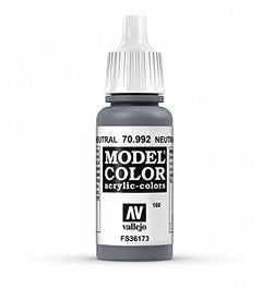 Vallejo Model Color Neutral Grey Acrylic Non Toxic Paints VAL-70992