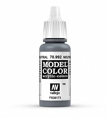 Vallejo Model Color Neutral Grey Acrylic Non Toxic Paints VAL-70992