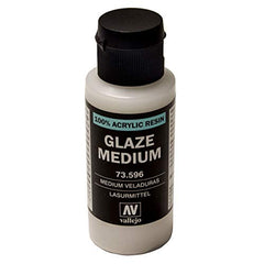 Vallejo Glaze Medium Non Toxic Acrylic Paints 60ml VAL-73596