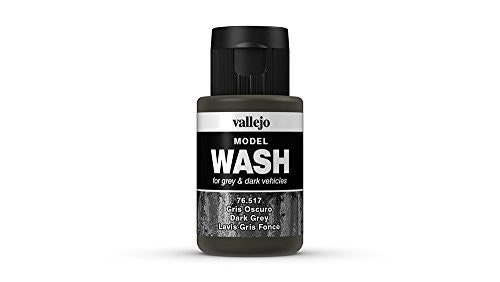 Vallejo Model Dark Grey Wash 35ml VAL-76517