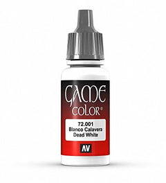 Vallejo Game Color Dead White Acrylic Non Toxic Paints 17ml VAL-72001