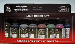Vallejo Game Color Washes Set Pack of 8 17ml VAL-73998