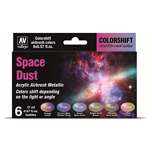 Vallejo The Shifters Space Dust Color Pack of 6 Non Toxic 17ml VAL-77091