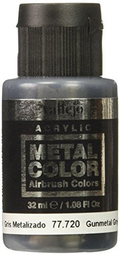 Vallejo Gunmetal Grey Metal Color Arcylic 32ml VAL-77720