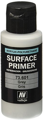 Vallejo Surface Primer Grey Acrylic Polyurethane 60ml VAL-73601