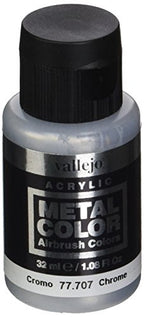 Vallejo Chrome Metal Color Acrylilc 32ml VAL-77707