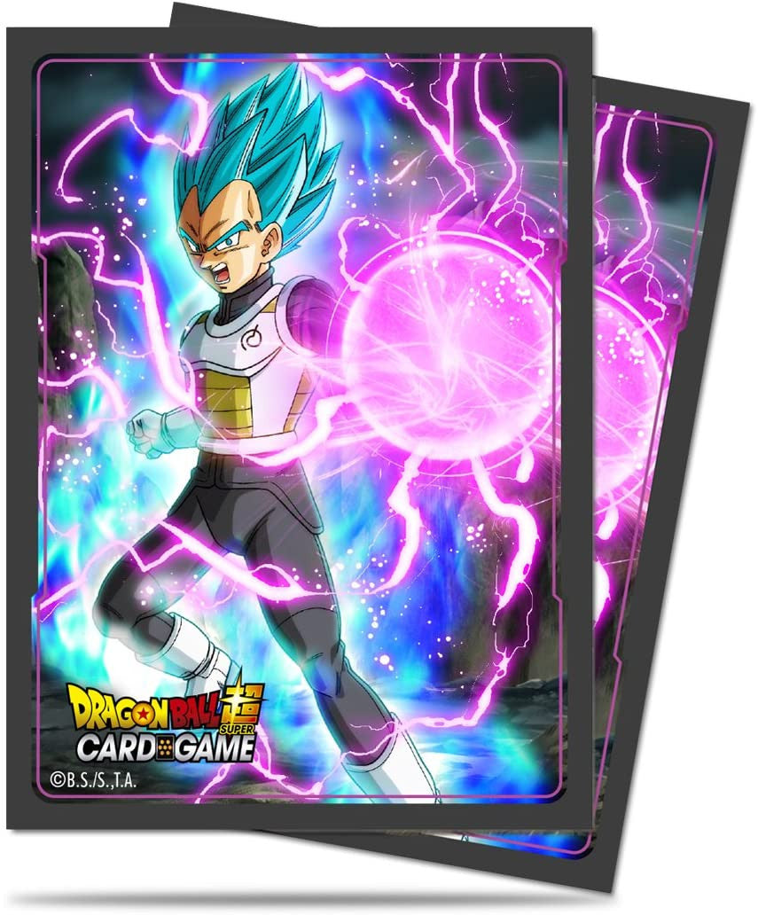Ultra Pro Official Dragon Ball Super Deck Protector sleeves - God Charge Vegeta (65ct)