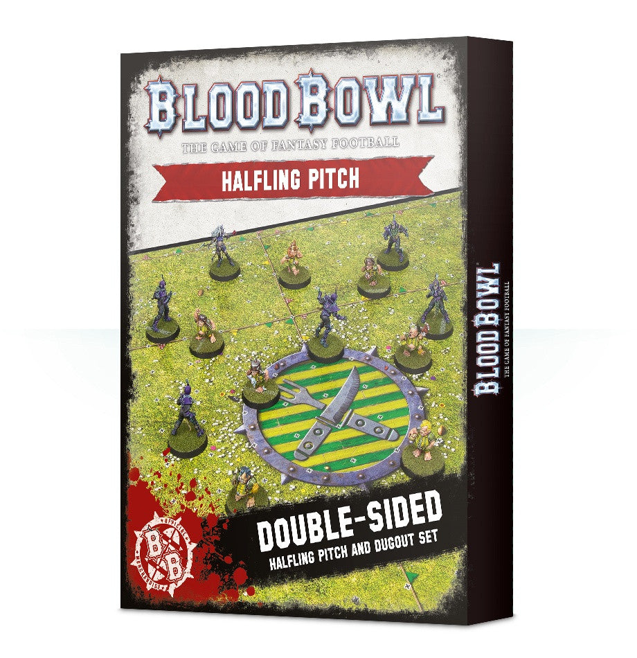 Games Workshop Blood Bowl Halfling Team Pitch & Dugouts 200-67