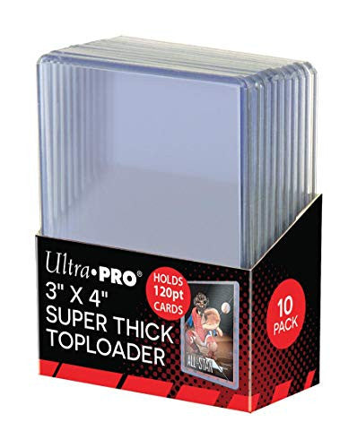 Ultra Pro Toploader 3in x 4in Super Thick 120pt (10) UPI-82301