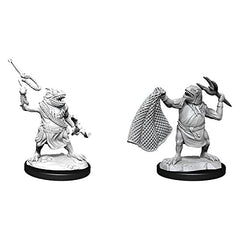 Dungeons and Dragons Wizkids Monster Nolzurs Marvelous Unpainted s W14 KuoToa & KuoToa Whip Miniature D&D WZK90246