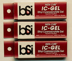 3 Pack IC-Gel Insta Cure Cyanoacrylate Gel Coral Glue .7oz / 20 g