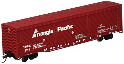 Bachmann Trains - Evans All-Door Box Car -TRIANGLE PACIFIC - HO Scale